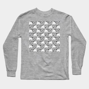 Pug dog lover print pattern. Long Sleeve T-Shirt